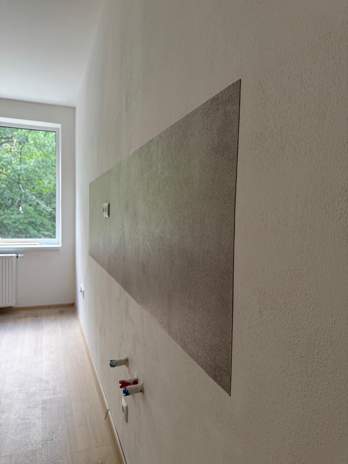 Betonová stěrka v pokoji